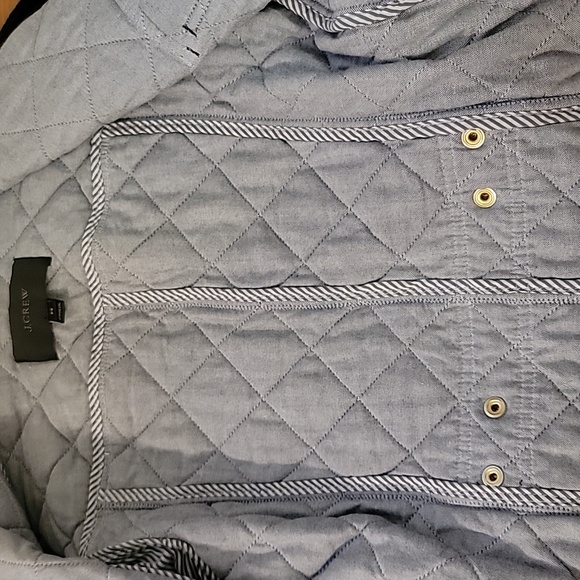 J. Crew Women's Black Mercantile Quilted Field Jacket - Size Petite Small - Picture 11 of 11